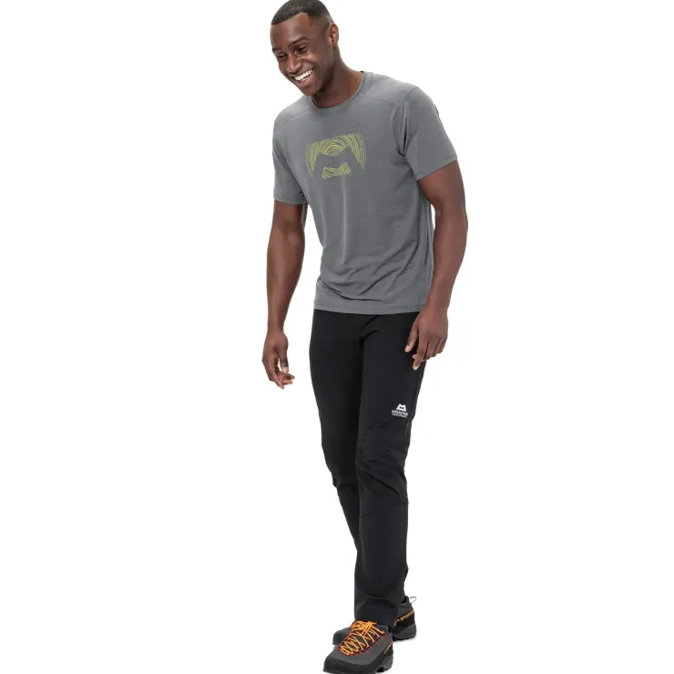 T-Shirts & Baselayers-Mountain Equipment Mens Headpoint Graphic Tee - Vine Green