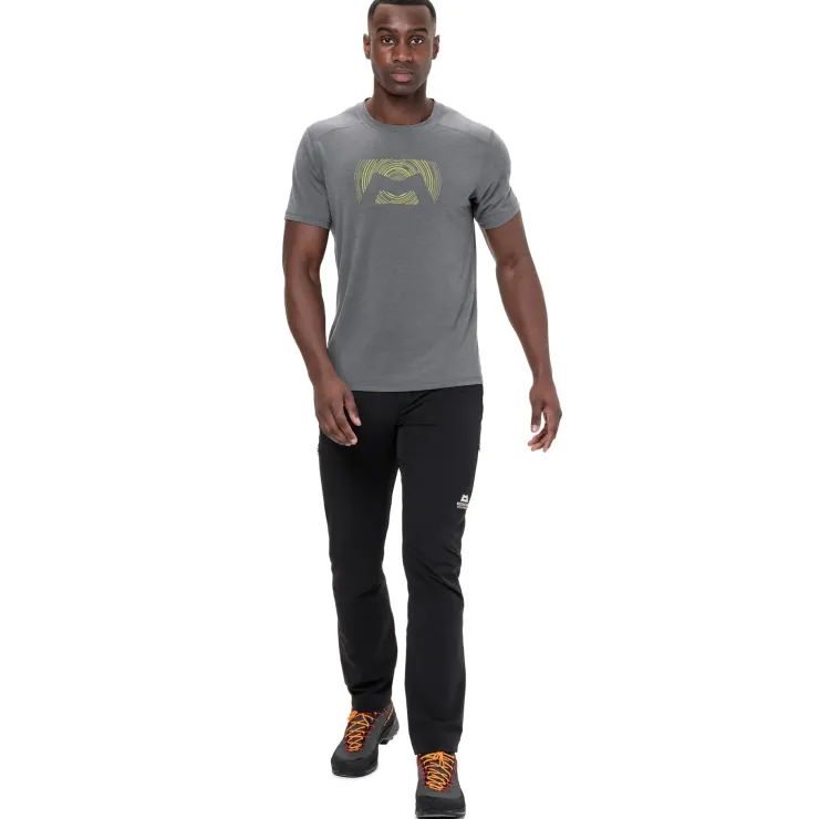 T-Shirts & Baselayers-Mountain Equipment Mens Headpoint Graphic Tee - Vine Green