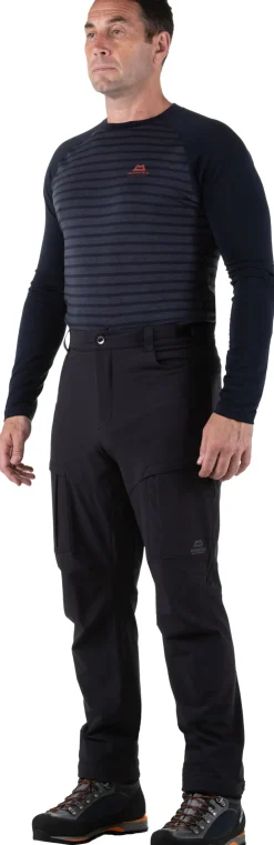 Trousers & Leg Wear-Mountain Equipment Mens Ibex Pro Pant - Black