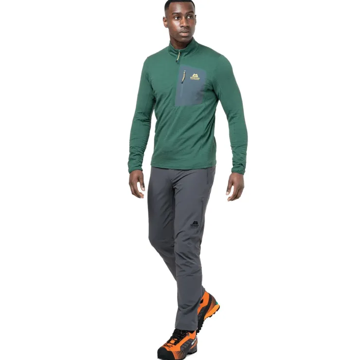 Trousers & Leg Wear-Mountain Equipment Mens Ibex Mountain Pant - Anvil Grey