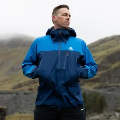 Waterproof Jackets-Mountain Equipment Mens Lhotse Jacket - Admiral-Atlantic