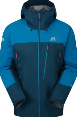 Waterproof Jackets-Mountain Equipment Mens Lhotse Jacket - Majolica-Mykonos
