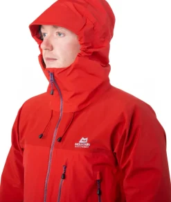 Waterproof Jackets-Mountain Equipment Mens Lhotse Jacket - Majolica-Mykonos