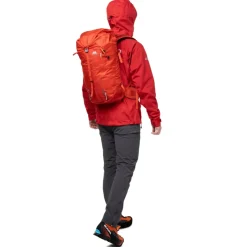 Waterproof Jackets-Mountain Equipment Mens Lhotse Jacket - Imperial Red-Crimson