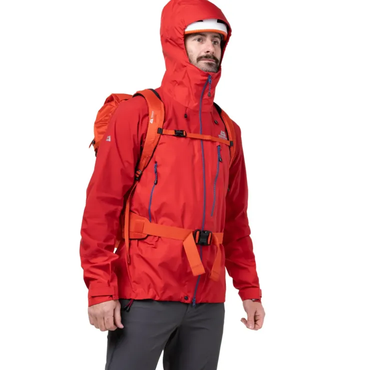 Waterproof Jackets-Mountain Equipment Mens Lhotse Jacket - Anvil Grey-Black