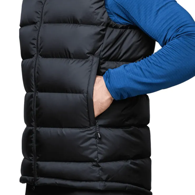 Vests & Gilets-Mountain Equipment Mens Lightline Vest - Black