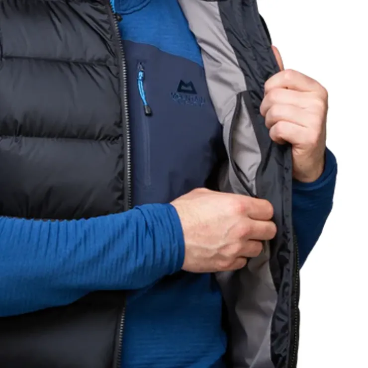 Vests & Gilets-Mountain Equipment Mens Lightline Vest - Black