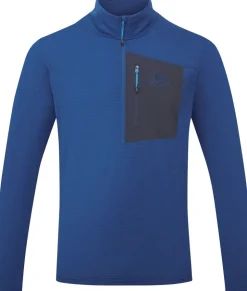 Fleece & Mid Layer-Mountain Equipment Mens Lumiko Zip-T Fleece - Admiral-Cosmos
