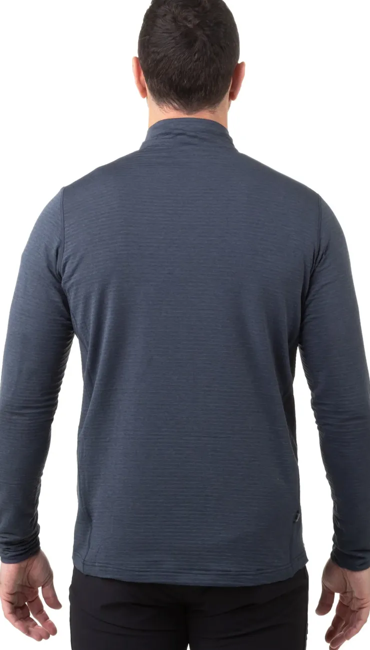 Fleece & Mid Layer-Mountain Equipment Mens Lumiko Zip-T Fleece - Ombre Blue-Cosmos
