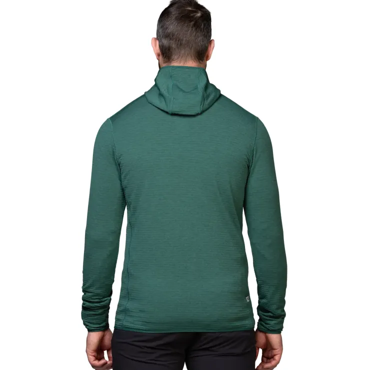Fleece & Mid Layer-Mountain Equipment Mens Lumiko Hooded Jacket - Ombre Blue-Cosmos