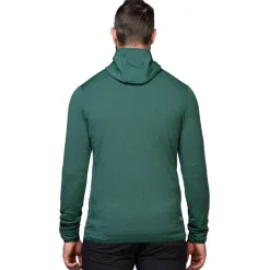 Fleece & Mid Layer-Mountain Equipment Mens Lumiko Hooded Jacket - Merlot-Cardinal