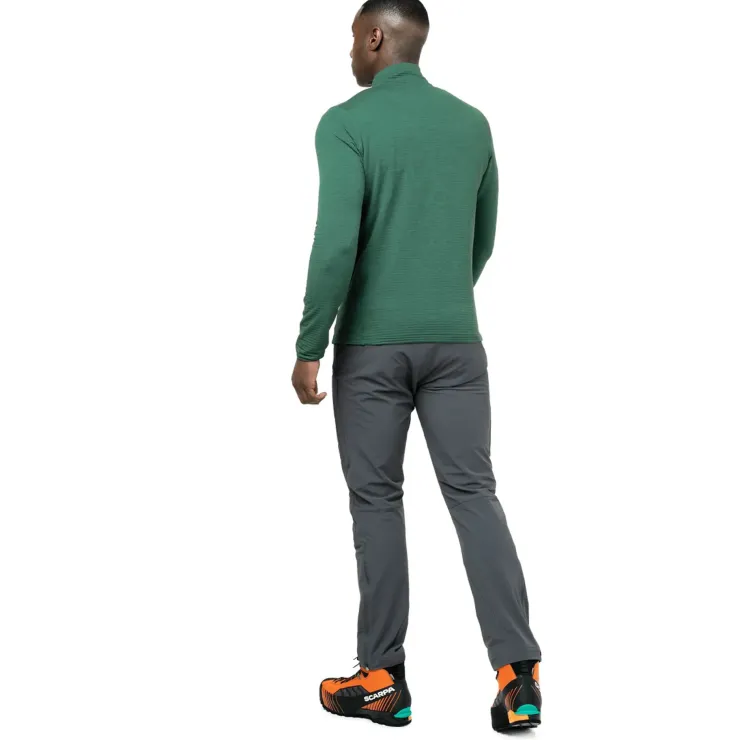 Fleece & Mid Layer-Mountain Equipment Mens Lumiko Zip-T Fleece - Fern-Ombre