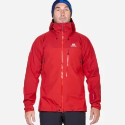 Waterproof Jackets-Mountain Equipment Mens Makalu Jacket - Mykonos-Majolica