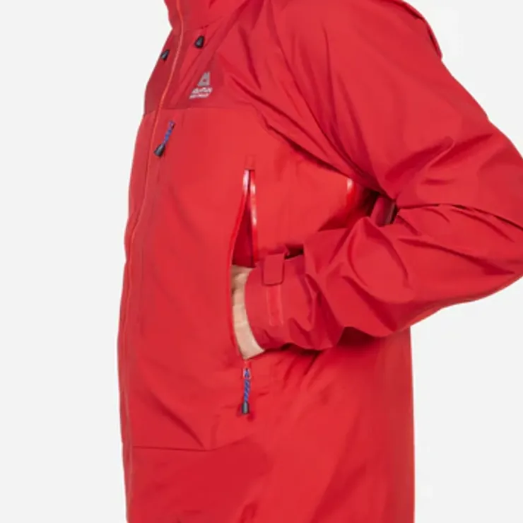 Waterproof Jackets-Mountain Equipment Mens Makalu Jacket - Mykonos-Majolica
