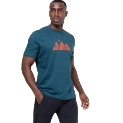 T-Shirts & Baselayers-Mountain Equipment Mens Mountain Sun Tee - Majolica Blue