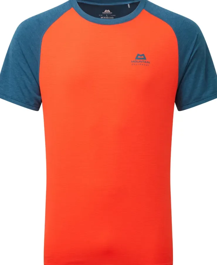 T-Shirts & Baselayers-Mountain Equipment Mens Nava Crew - Cardinal-Majolica