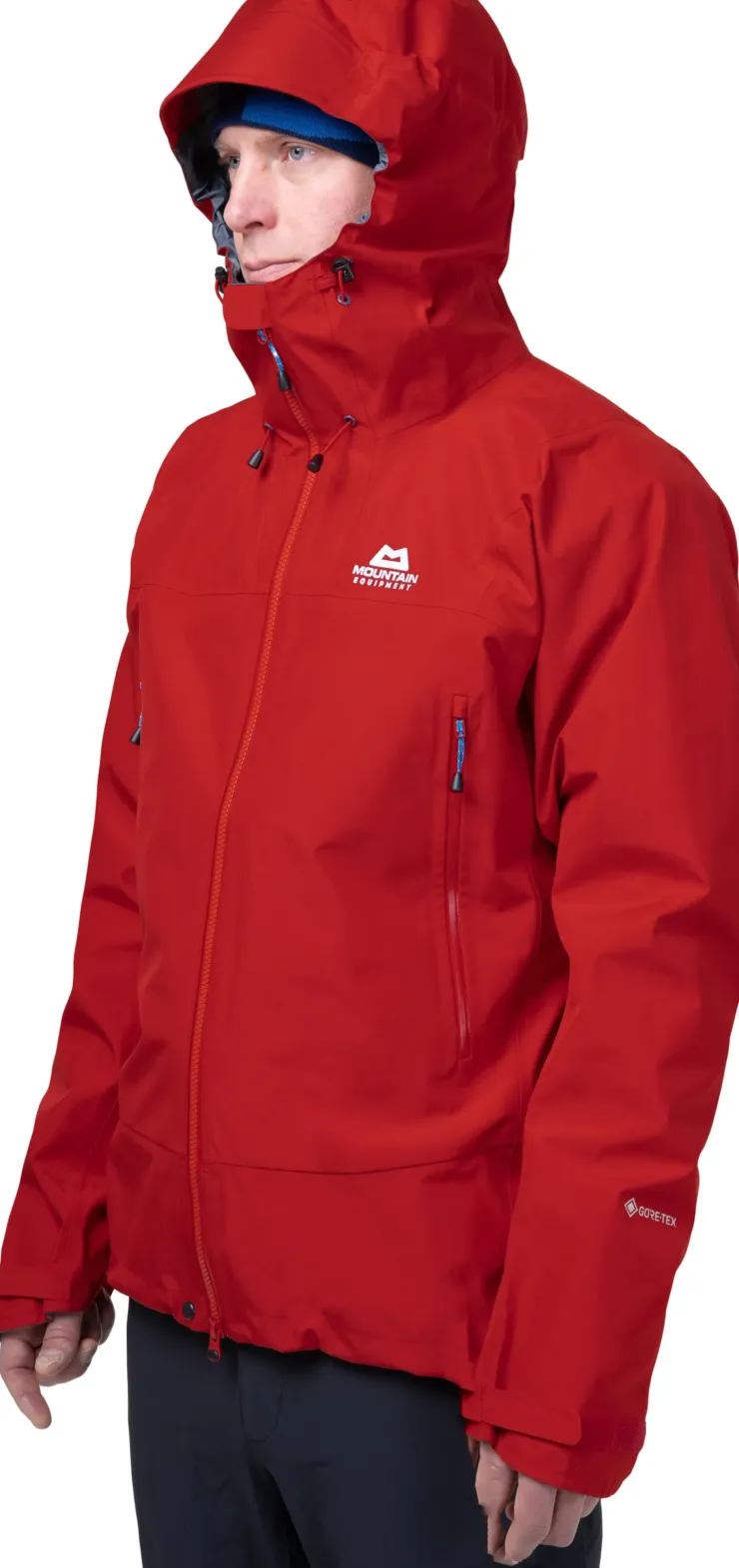 Waterproof Jackets-Mountain Equipment Mens Nunatak Jacket - Chili Red