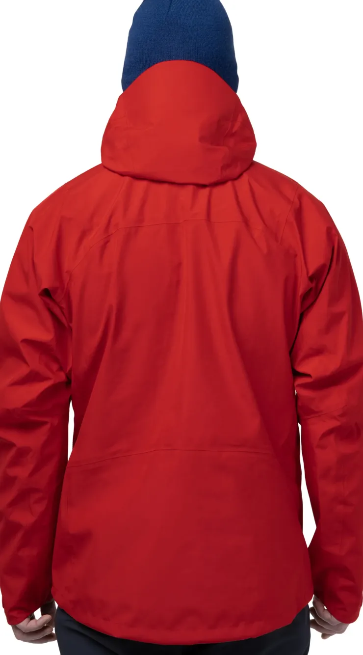 Waterproof Jackets-Mountain Equipment Mens Nunatak Jacket - Chili Red