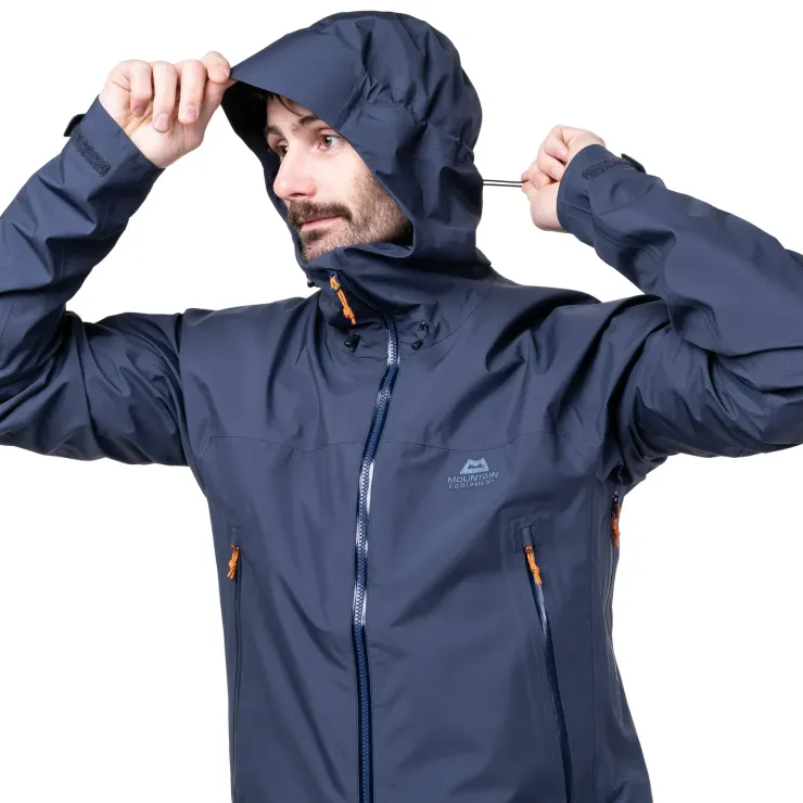 Waterproof Jackets-Mountain Equipment Mens Odyssey Jacket - Chili Red