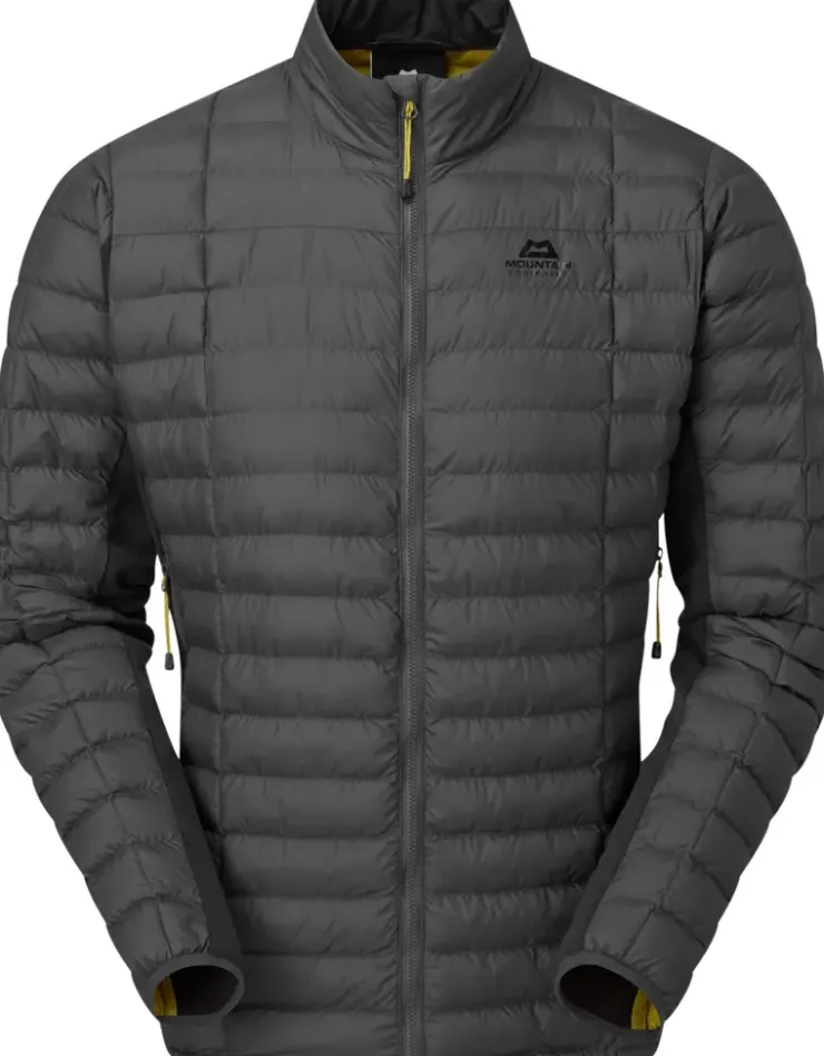 Insulated Jackets-Mountain Equipment Mens Particle Jacket - Anvil-Obsidian