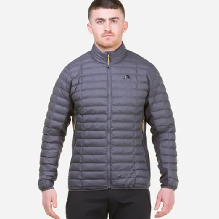 Insulated Jackets-Mountain Equipment Mens Particle Jacket - Anvil-Obsidian