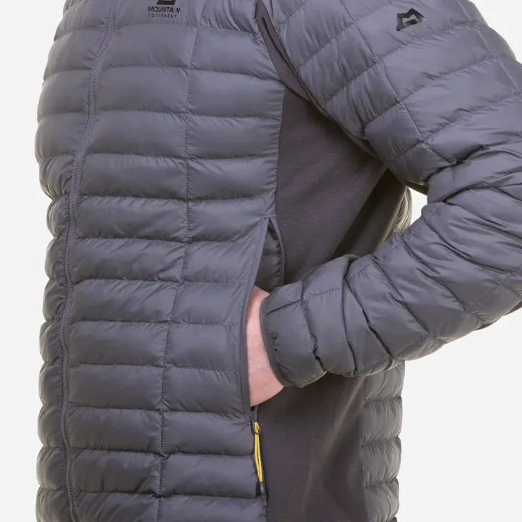 Insulated Jackets-Mountain Equipment Mens Particle Jacket - Anvil-Obsidian
