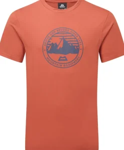 T-Shirts & Baselayers-Mountain Equipment Mens Roundel Tee - Etruscan Red
