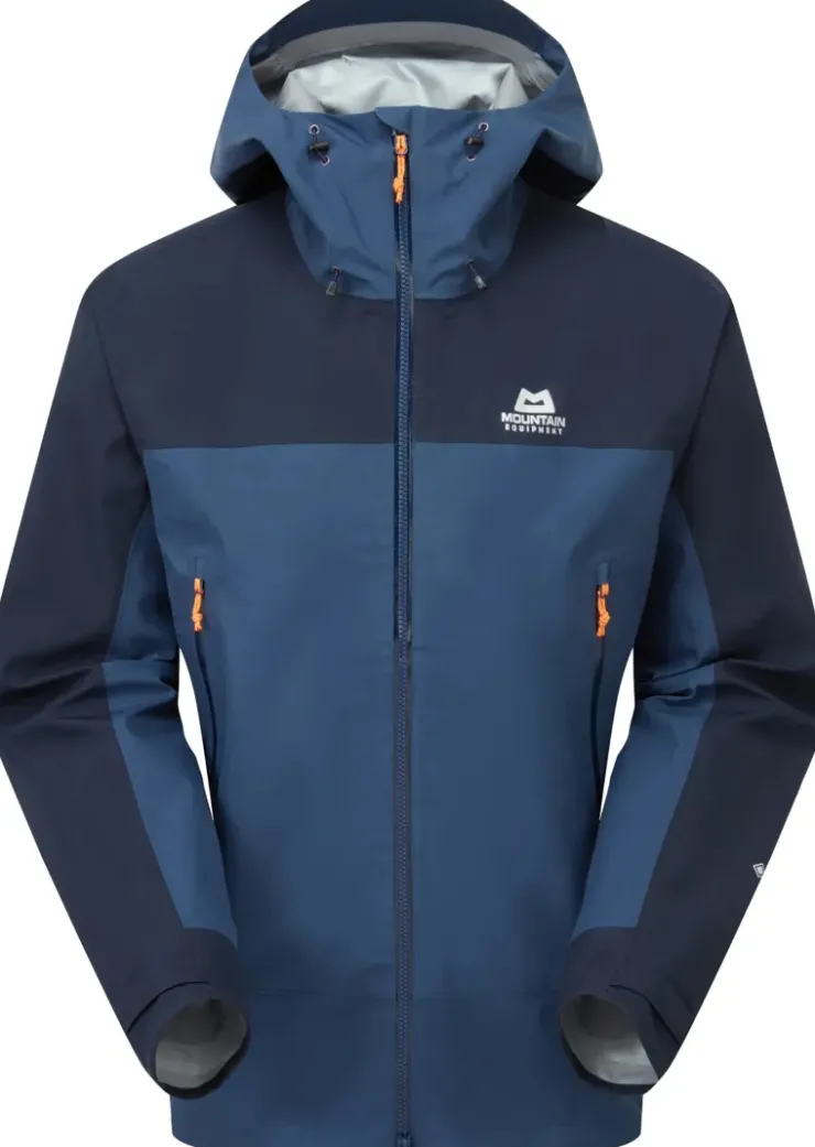 Waterproof Jackets-Mountain Equipment Mens Saltoro Jacket - Dusk-Cosmos