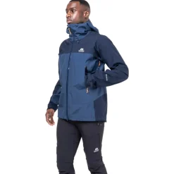 Waterproof Jackets-Mountain Equipment Mens Saltoro Jacket - Dusk-Cosmos
