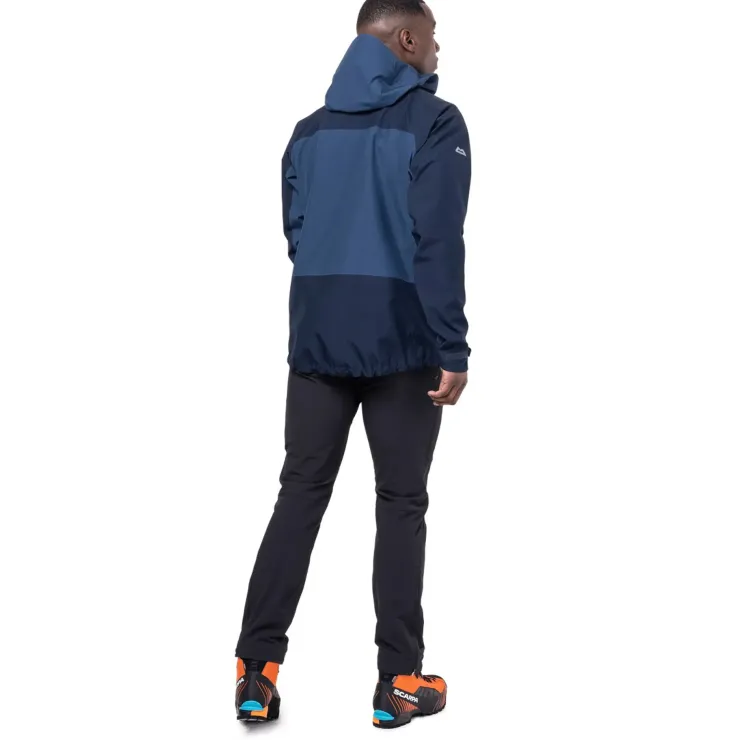 Waterproof Jackets-Mountain Equipment Mens Saltoro Jacket - Dusk-Cosmos