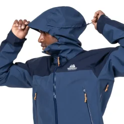 Waterproof Jackets-Mountain Equipment Mens Saltoro Jacket - Dusk-Cosmos