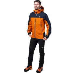 Waterproof Jackets-Mountain Equipment Mens Saltoro Jacket - Rust-Cosmos