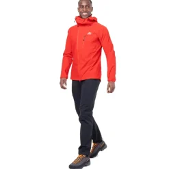 Softshell Jackets-Mountain Equipment Mens Squall Hooded Jacket - Cactus
