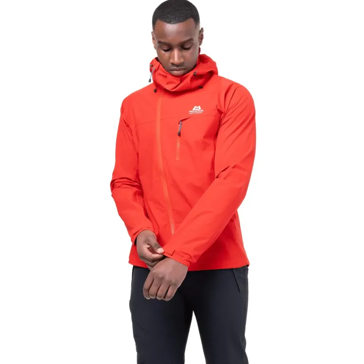 Softshell Jackets-Mountain Equipment Mens Squall Hooded Jacket - Cosmos