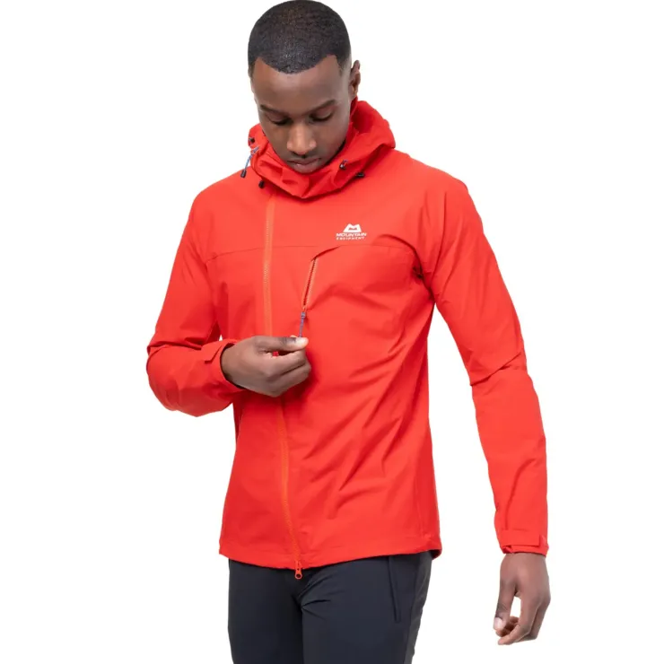 Softshell Jackets-Mountain Equipment Mens Squall Hooded Jacket - Cosmos
