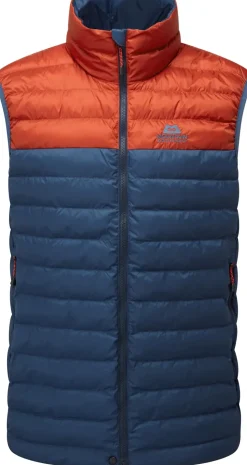 Vests & Gilets-Mountain Equipment Mens Superflux Vest - Dusk-RedRock