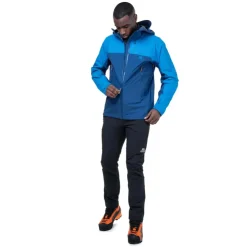 Waterproof Jackets-Mountain Equipment Mens Tacul Jacket - Cosmos-Admiral