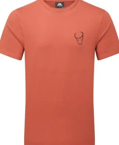 T-Shirts & Baselayers-Mountain Equipment Mens Yorik On Wire Tee - Etruscan Red