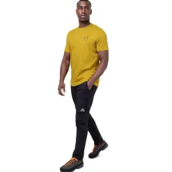 T-Shirts & Baselayers-Mountain Equipment Mens Yorik On Wire Tee - Admiral Blue