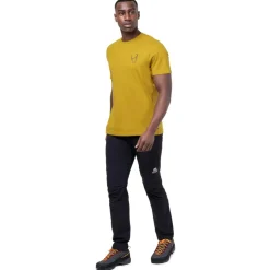 T-Shirts & Baselayers-Mountain Equipment Mens Yorik On Wire Tee - Olive Oil