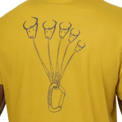 T-Shirts & Baselayers-Mountain Equipment Mens Yorik On Wire Tee - Olive Oil