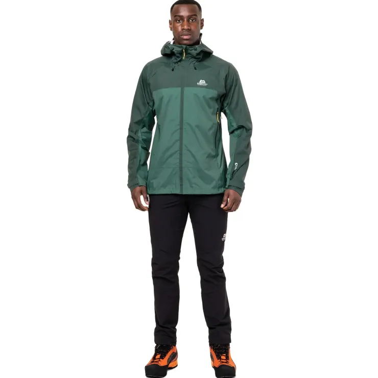 Waterproof Jackets-Mountain Equipment Mens Zeno Jacket - Chili Red-Merlot