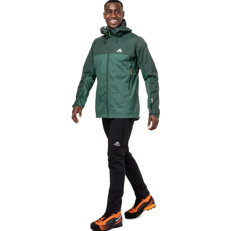 Waterproof Jackets-Mountain Equipment Mens Zeno Jacket - Chili Red-Merlot