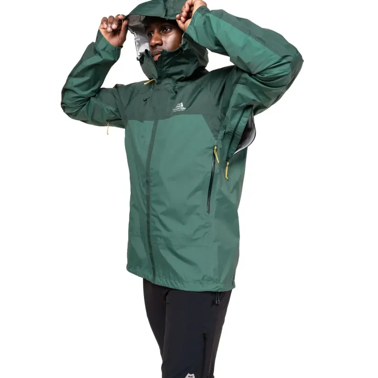 Waterproof Jackets-Mountain Equipment Mens Zeno Jacket - Chili Red-Merlot