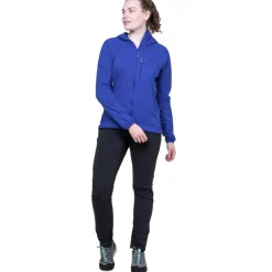 Softshell Jackets-Mountain Equipment Womens Aerotherm Jacket - Vivid Blue