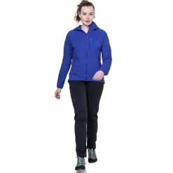 Softshell Jackets-Mountain Equipment Womens Aerotherm Jacket - Vivid Blue