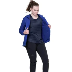 Softshell Jackets-Mountain Equipment Womens Aerotherm Jacket - Vivid Blue