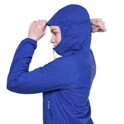 Softshell Jackets-Mountain Equipment Womens Aerotherm Jacket - Vivid Blue