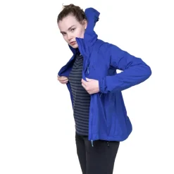 Softshell Jackets-Mountain Equipment Womens Aerotherm Jacket - Blue Nights