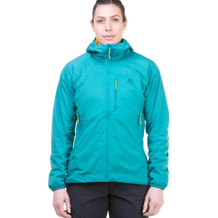 Softshell Jackets-Mountain Equipment Womens Aerotherm Jacket - Jade
